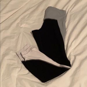 Athleta color block 7/8 tights